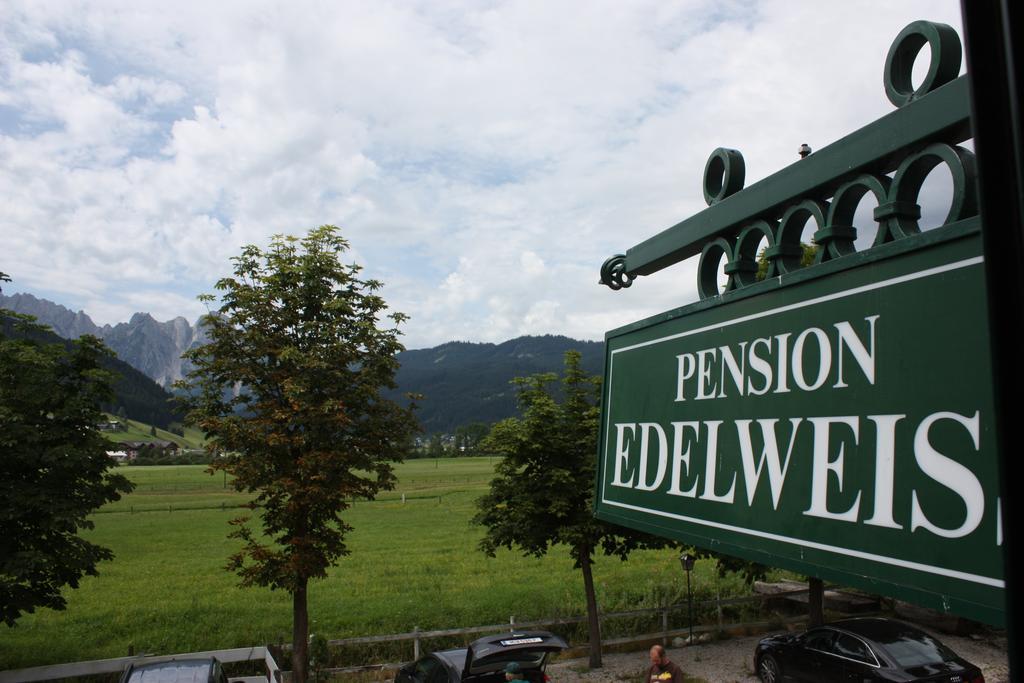 Pension Edelweiss Appartement Wimmer Gosau Esterno foto